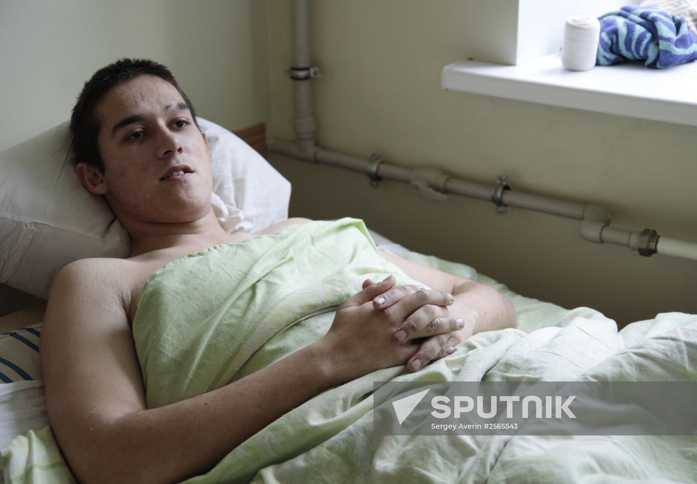 Ukrainian POWs in Donetsk