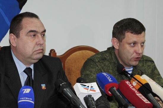 Joint statement of DPR and LPR heads A.Zakharchenko and I.Plotnitsky