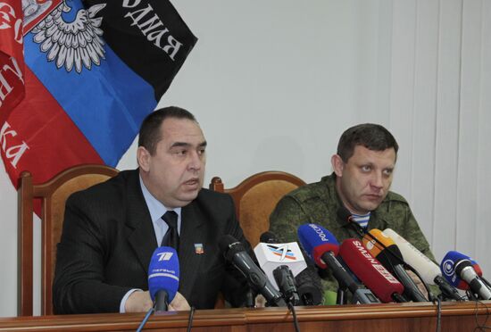 Joint statement of DPR and LPR heads A.Zakharchenko and I.Plotnitsky