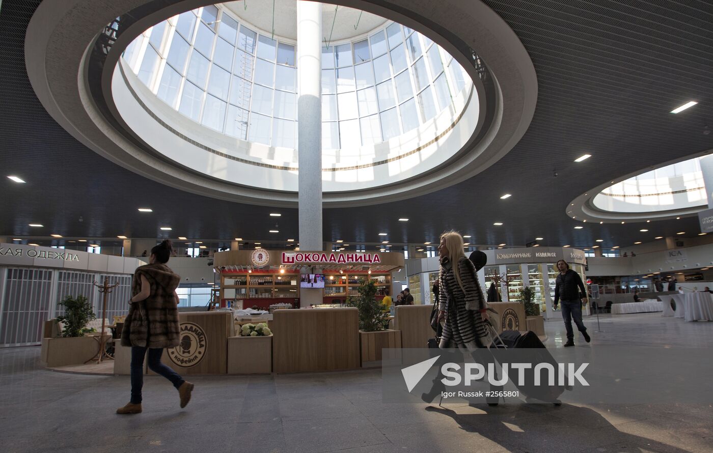 Renovated terminal of Pulkovo-1 airport reopens