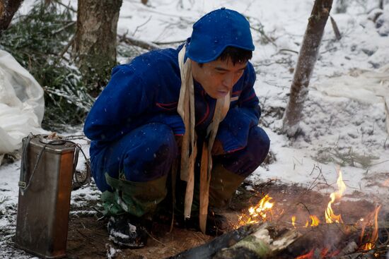 ISS crew takes survival course