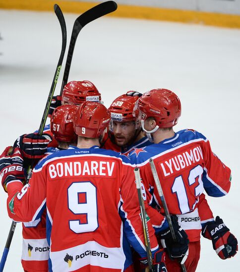 Kontinental Hockey League. CSKA vs. Lokomotiv