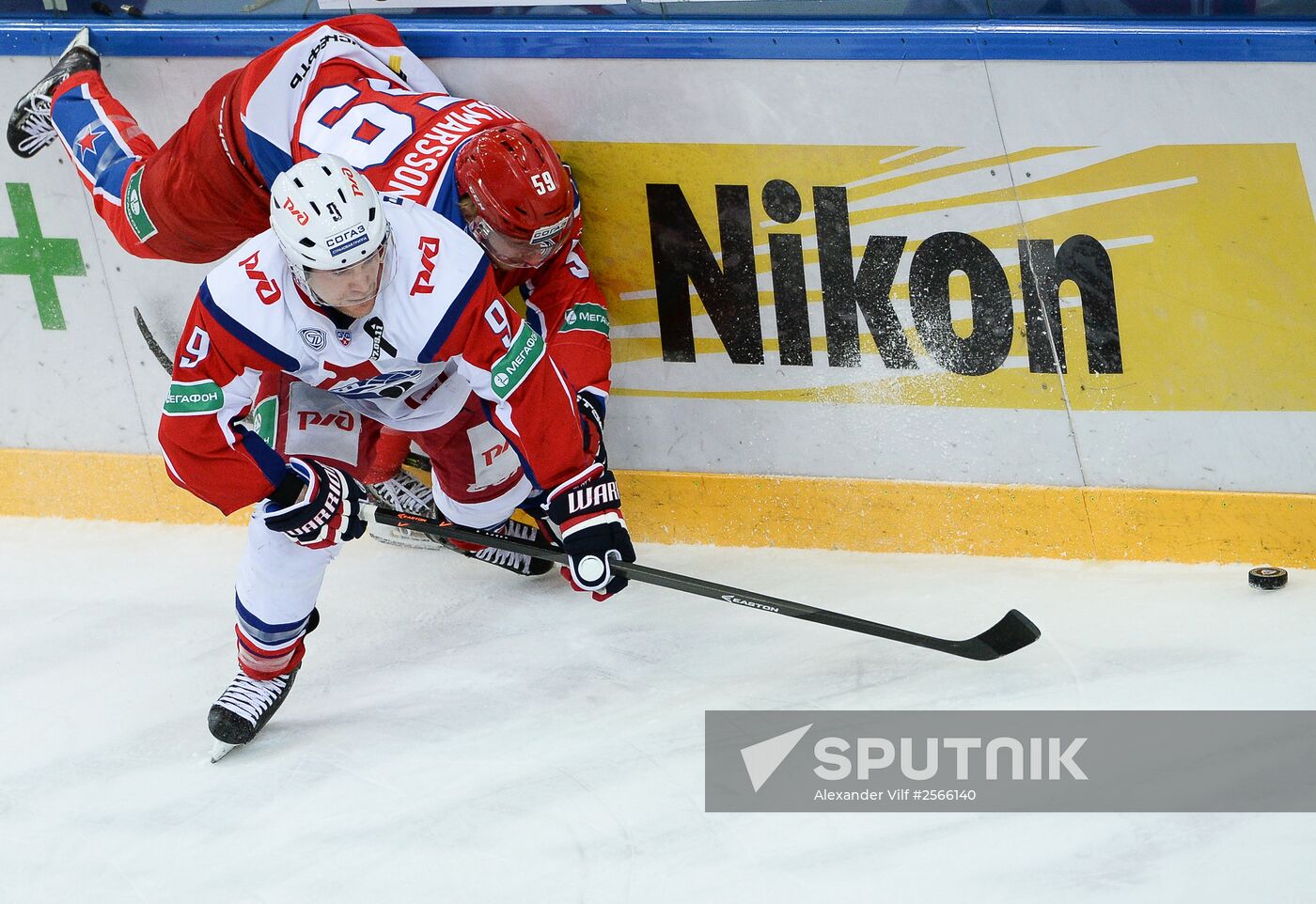 Kontinental Hockey League. CSKA vs. Lokomotiv