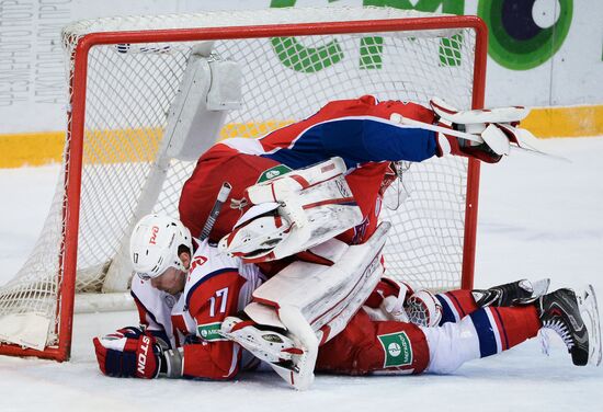 Kontinental Hockey League. CSKA vs. Lokomotiv