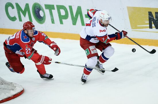 Kontinental Hockey League. CSKA vs. Lokomotiv