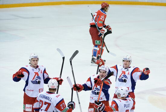 Kontinental Hockey League. CSKA vs. Lokomotiv