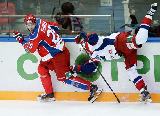 Kontinental Hockey League. CSKA vs. Lokomotiv