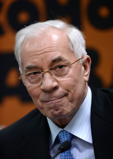 News conference by Mykola Azarov on his book "Ukraine at the Crossroads"
