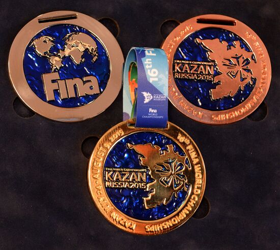 Presentation of medals for 16th FINA World Championships