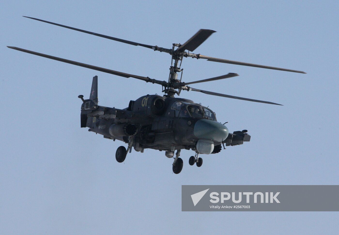 Helicopter flight training in Primorye Territory