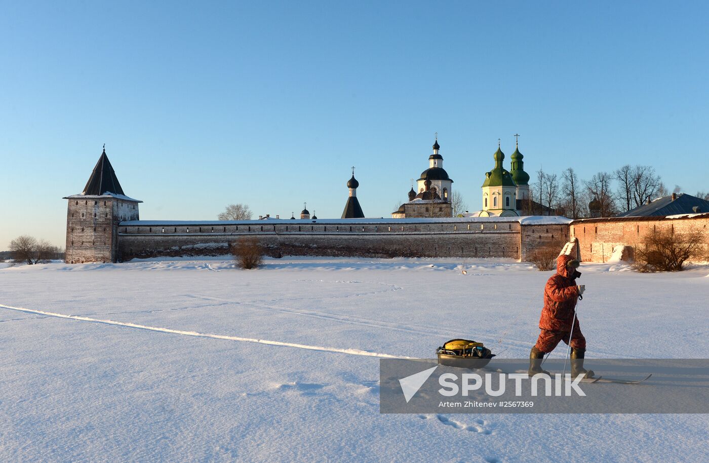 View of Kirillo-Belozersky Monastery