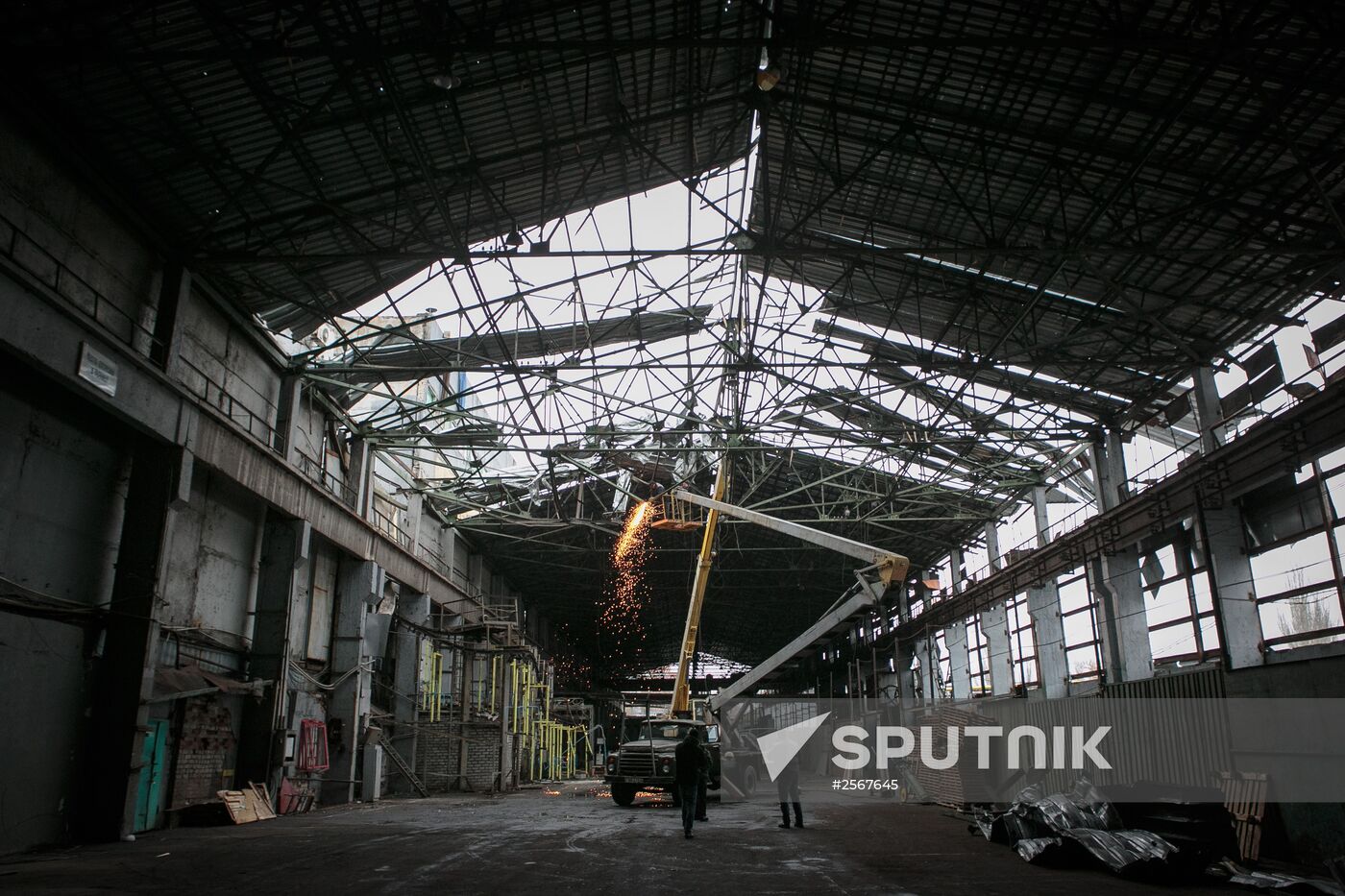 Donetsk after shelling