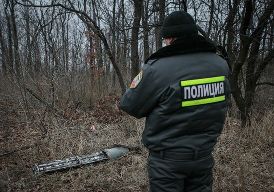 Donetsk shelling aftermath