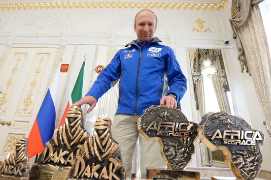 KAMAZ-master's victort in Dakar-2015 honored at Kazan Kremlin