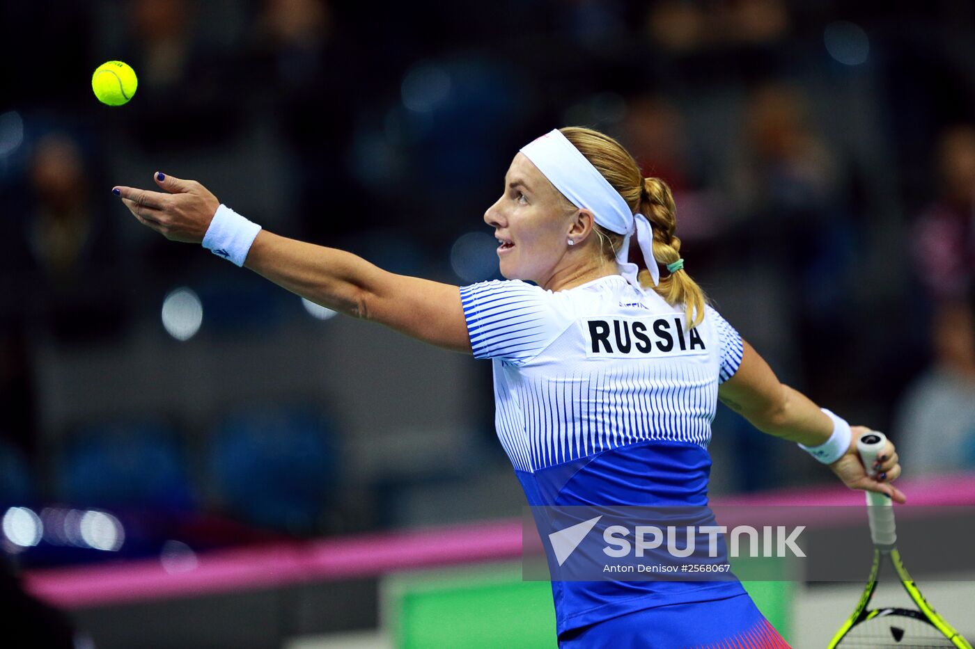 Tennis. 2015 Fed Cup. Poland - Russia. Day One