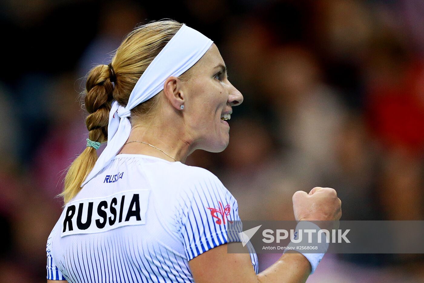 Tennis. 2015 Fed Cup. Poland - Russia. Day One