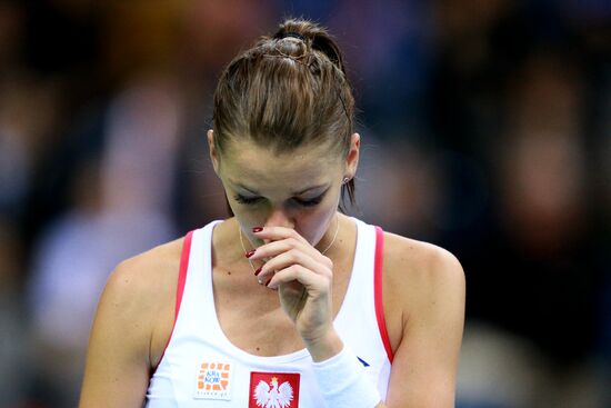 Tennis. 2015 Fed Cup. Poland - Russia. Day One
