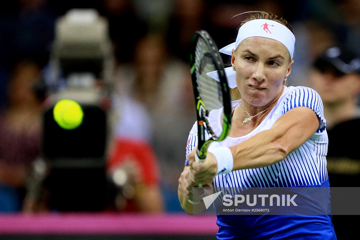 Tennis. 2015 Fed Cup. Poland - Russia. Day One