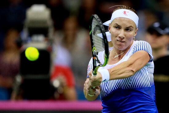 Tennis. 2015 Fed Cup. Poland - Russia. Day One