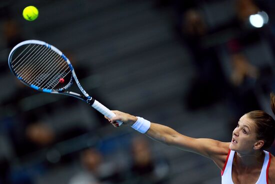 Tennis. 2015 Fed Cup. Poland - Russia. Day One