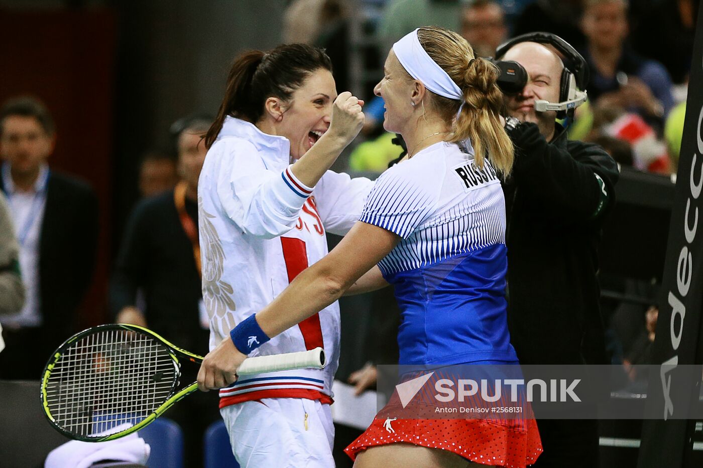 Tennis. 2015 Fed Cup. Poland - Russia. Day One