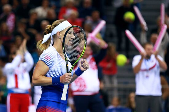 Tennis. 2015 Fed Cup. Poland - Russia. Day One