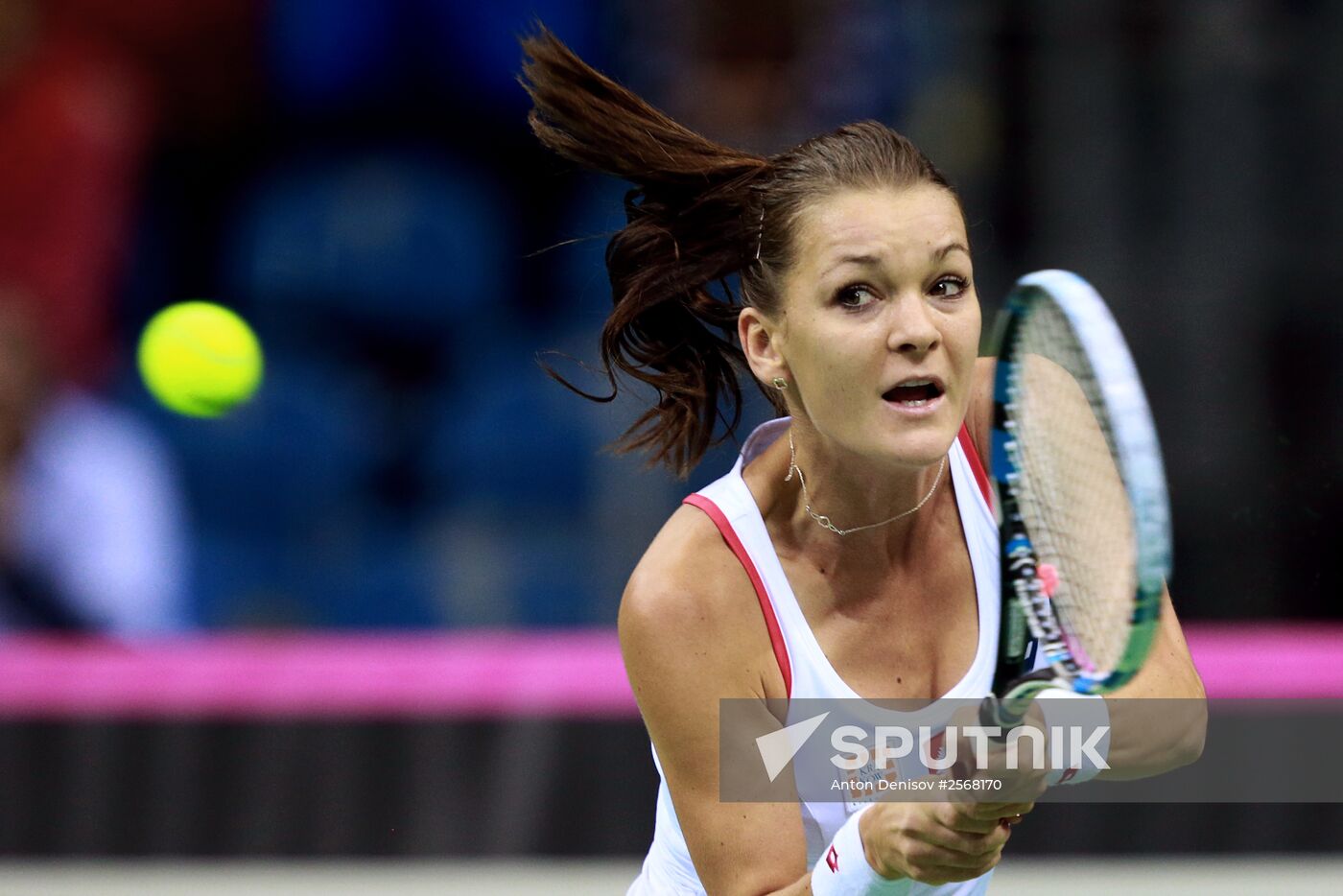 Tennis. 2015 Fed Cup. Poland - Russia. Day One