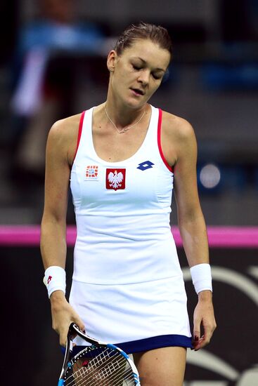 Tennis. 2015 Fed Cup. Poland - Russia. Day One