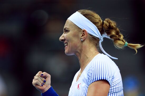 Tennis. 2015 Fed Cup. Poland - Russia. Day One