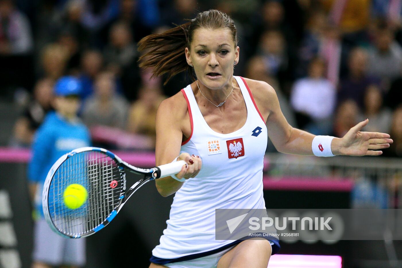 Tennis. 2015 Fed Cup. Poland - Russia. Day One