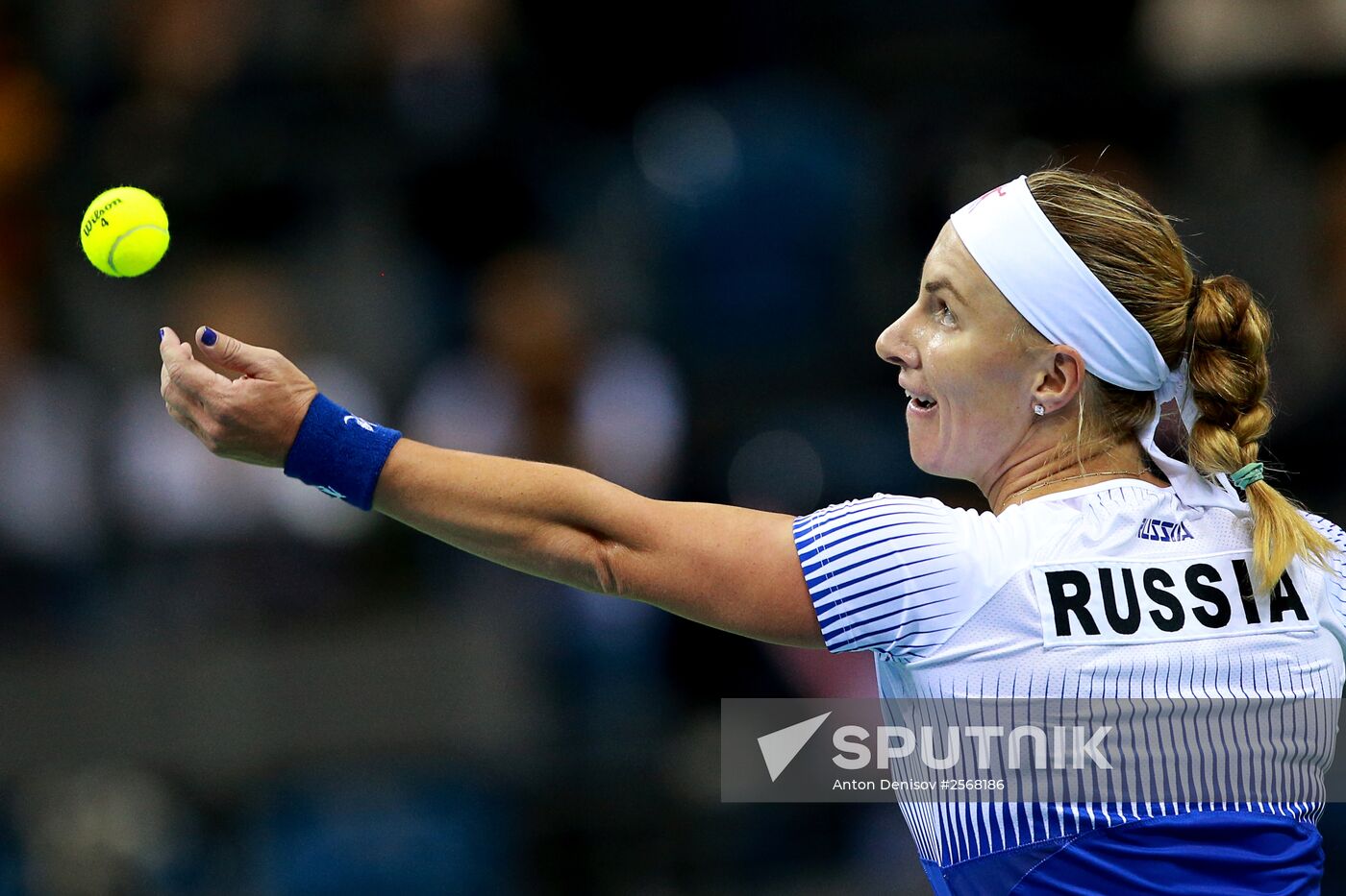 Tennis. 2015 Fed Cup. Poland - Russia. Day One