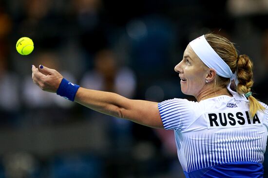 Tennis. 2015 Fed Cup. Poland - Russia. Day One