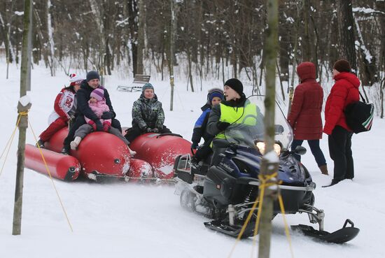 Winter bike competitions