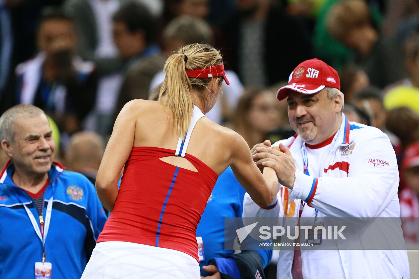 Tennis. 2015 Fed Cup. Poland - Russia. Day One