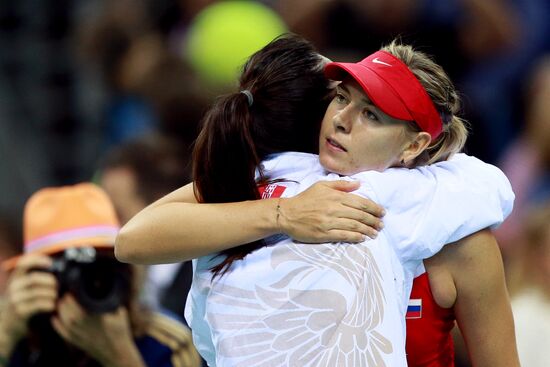 Tennis. 2015 Fed Cup. Poland - Russia. Day One