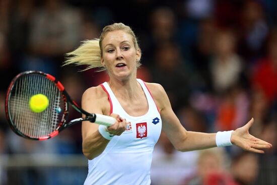 Tennis. 2015 Fed Cup. Poland - Russia. Day One
