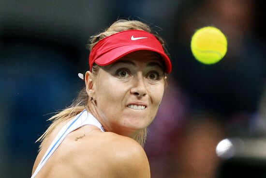 Tennis. 2015 Fed Cup. Poland - Russia. Day One