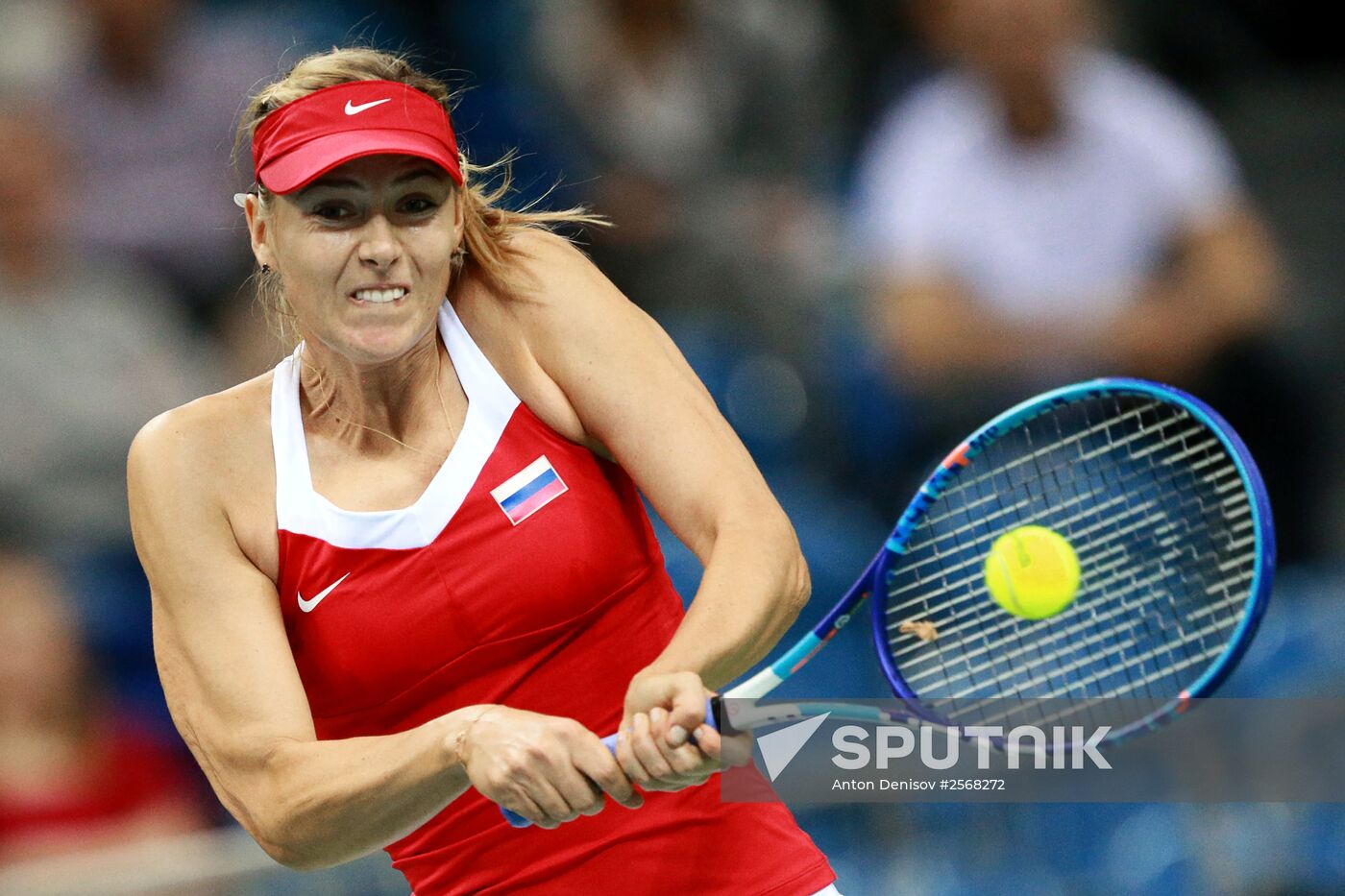 Tennis. 2015 Fed Cup. Poland - Russia. Day One