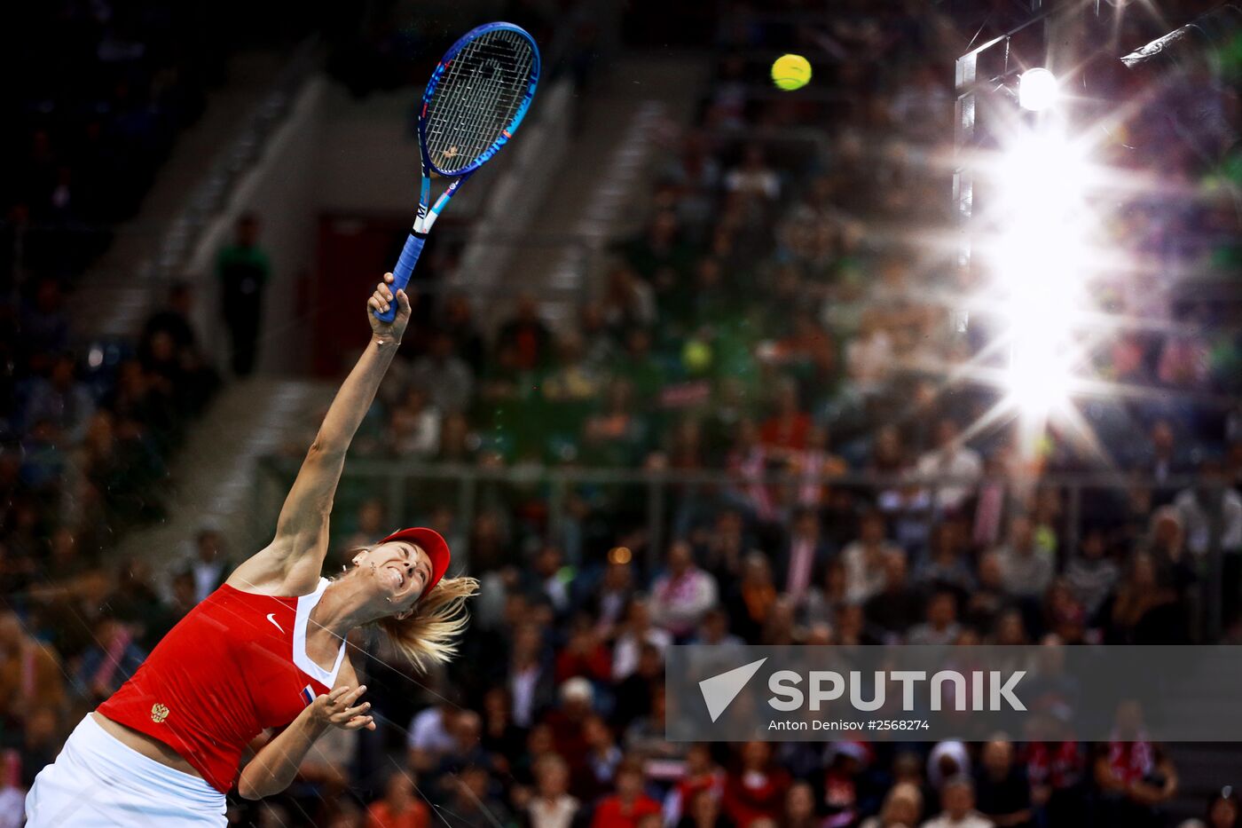 Tennis. 2015 Fed Cup. Poland - Russia. Day One