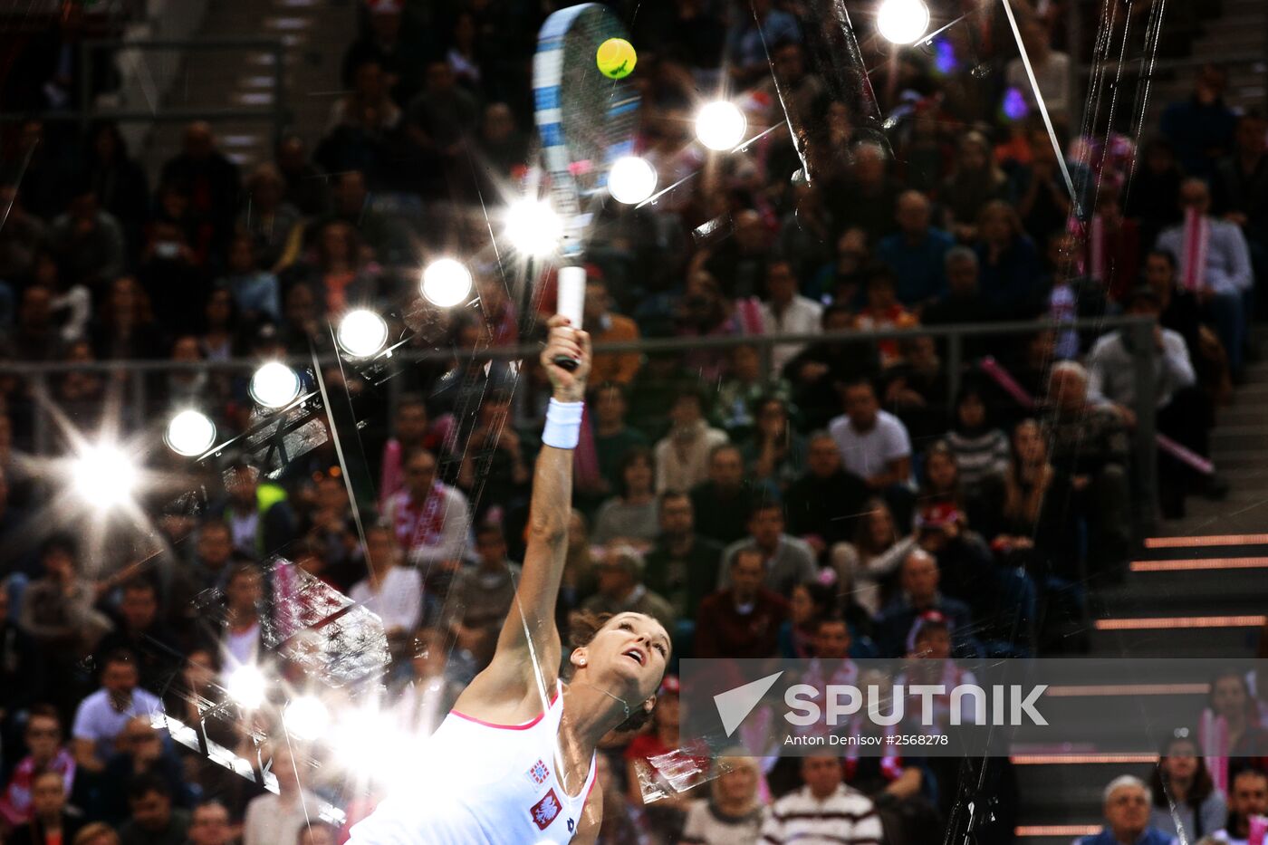 Tennis. 2015 Fed Cup. Poland - Russia. Day One