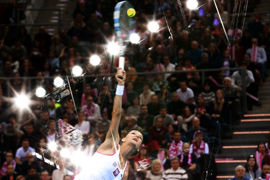 Tennis. 2015 Fed Cup. Poland - Russia. Day One