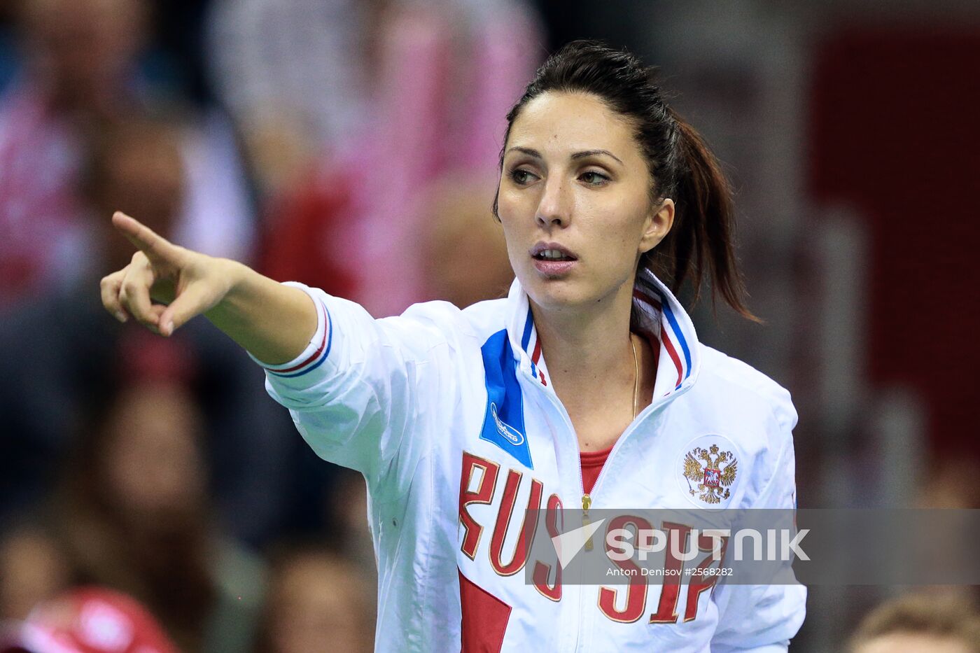 Tennis. 2015 Fed Cup. Poland - Russia. Day One