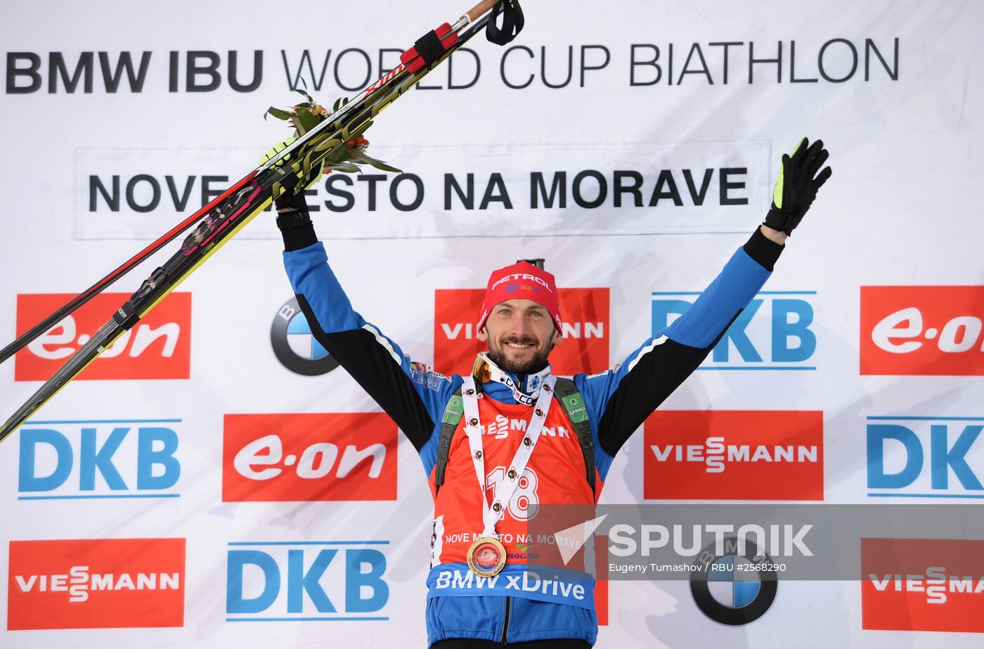 Biathlon. 7th stage of World Cup. Men. Sprint