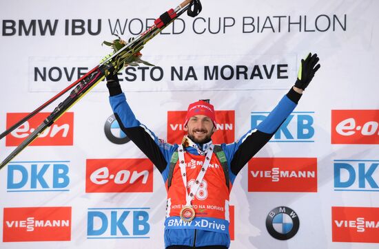 Biathlon. 7th stage of World Cup. Men. Sprint