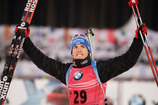 Biathlon. 7th stage of World Cup. Men. Sprint