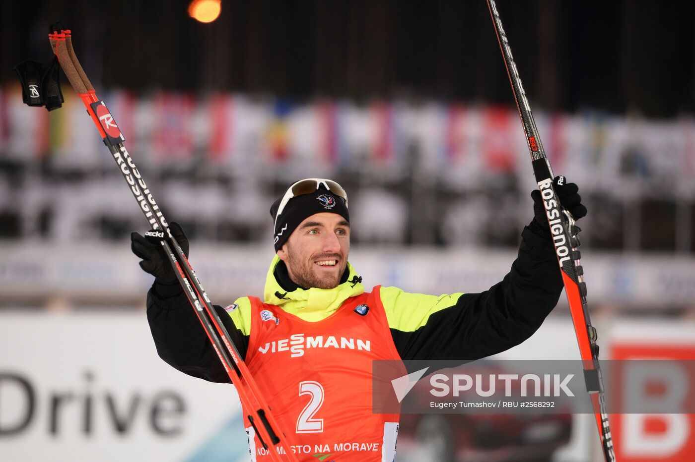 Biathlon. 7th stage of World Cup. Men. Sprint