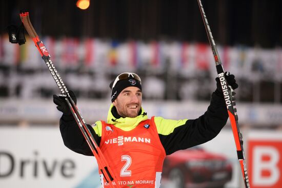 Biathlon. 7th stage of World Cup. Men. Sprint
