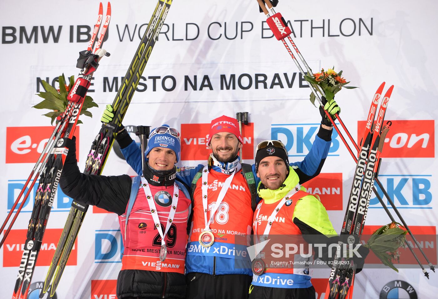 Biathlon. 7th stage of World Cup. Men. Sprint
