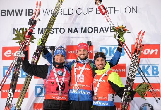 Biathlon. 7th stage of World Cup. Men. Sprint