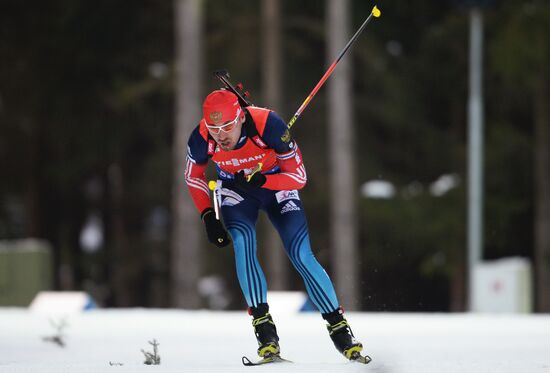 Biathlon. 7th stage of World Cup. Men. Sprint